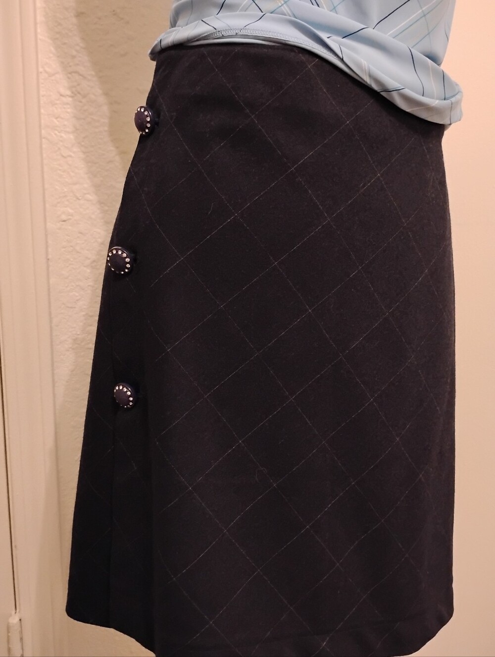 Y2K Gap Wool Mini Skirt